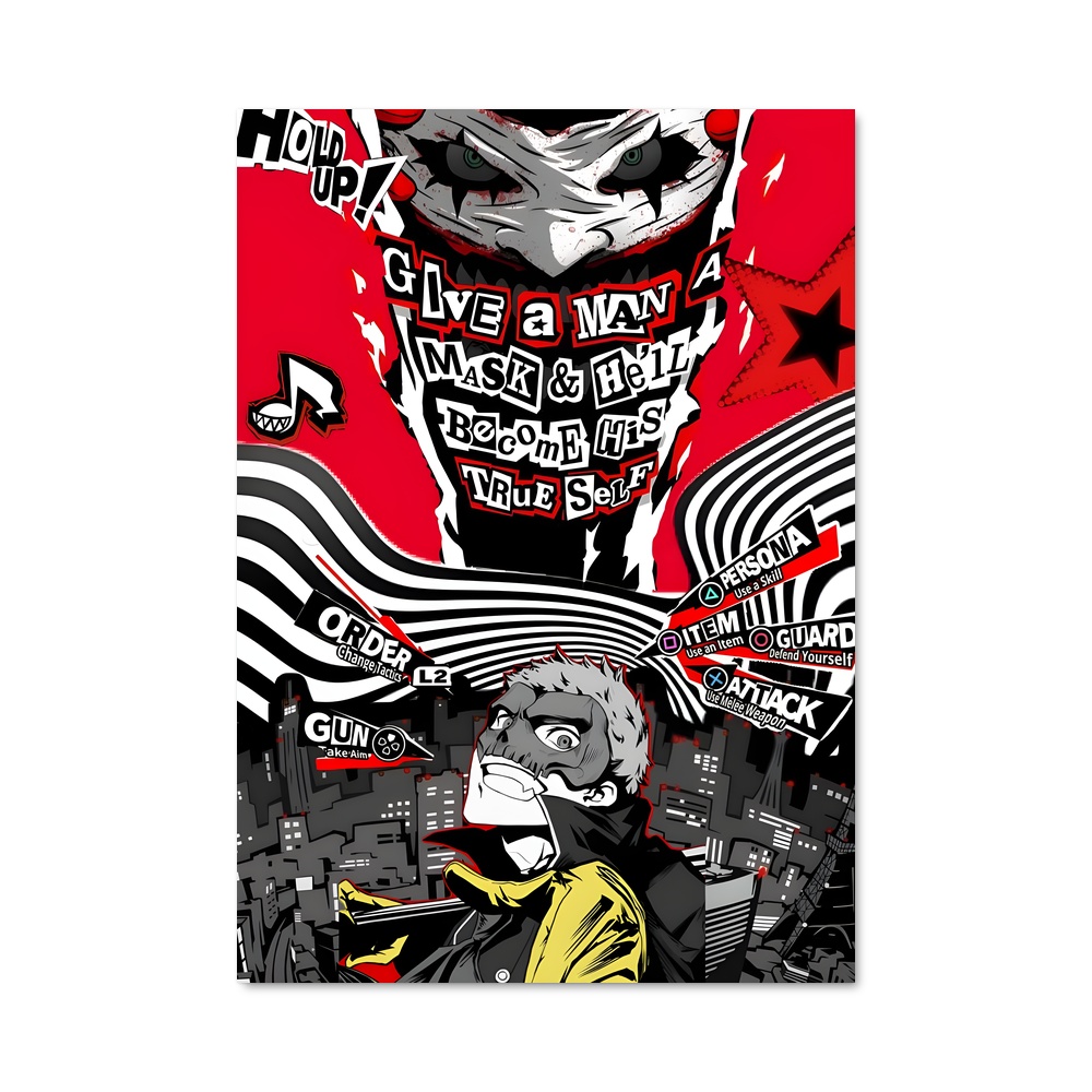 Poster Ryuji en Rouge